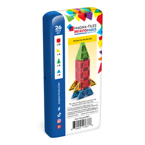 MAGNA-TILES® | microMAGS Travel Set - 26 Piece Set