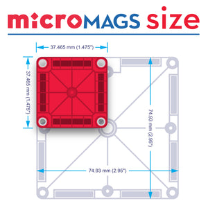 MAGNA-TILES® | microMAGS Travel Set - 26 Piece Set