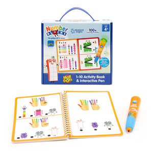 Educational Insights | Hot Dots® Numberblocks 1-10 Activity Book & Interactive Pen