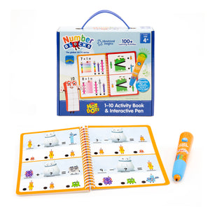 Educational Insights | Hot Dots® Numberblocks 1-10 Activity Book & Interactive Pen