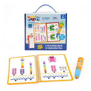 Educational Insights | Hot Dots® Numberblocks 1-10 Activity Book & Interactive Pen