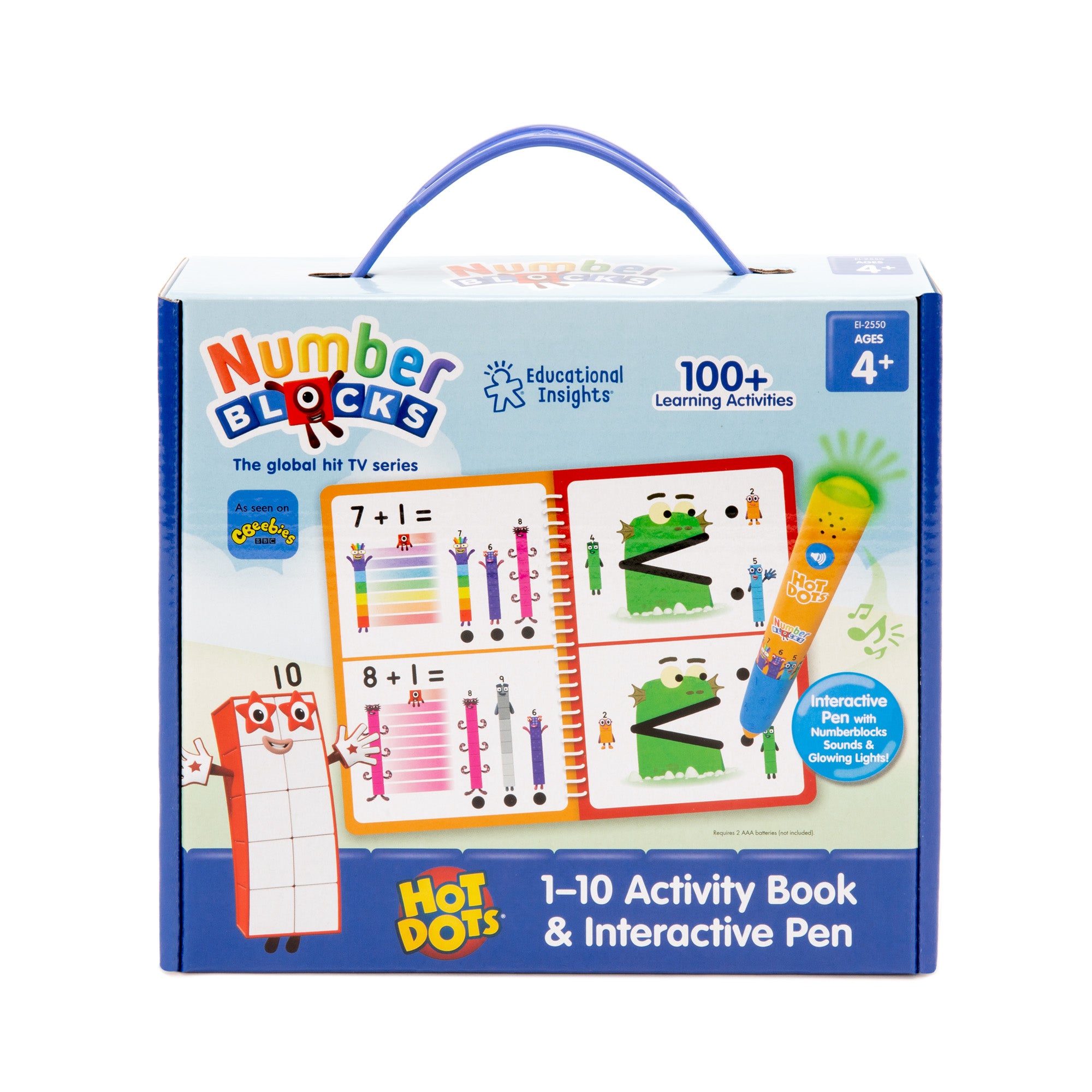 Educational Insights | Hot Dots® Numberblocks 1-10 Activity Book & Interactive Pen