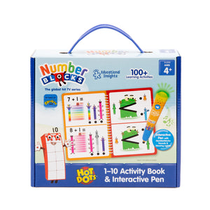 Educational Insights | Hot Dots® Numberblocks 1-10 Activity Book & Interactive Pen