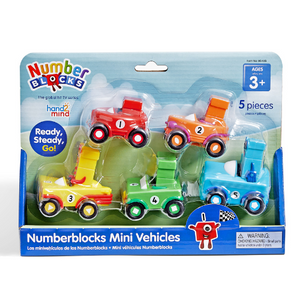 Hand2Mind | Numberblocks Mini Vehicles Set of 5