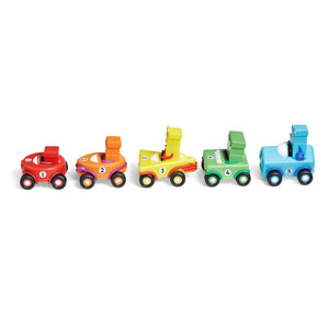 Hand2Mind | Numberblocks Mini Vehicles Set of 5