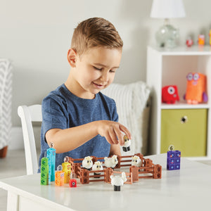 Hand2Mind | MathLink® Cubes Activity Set Numberblocks® Sheep Farm