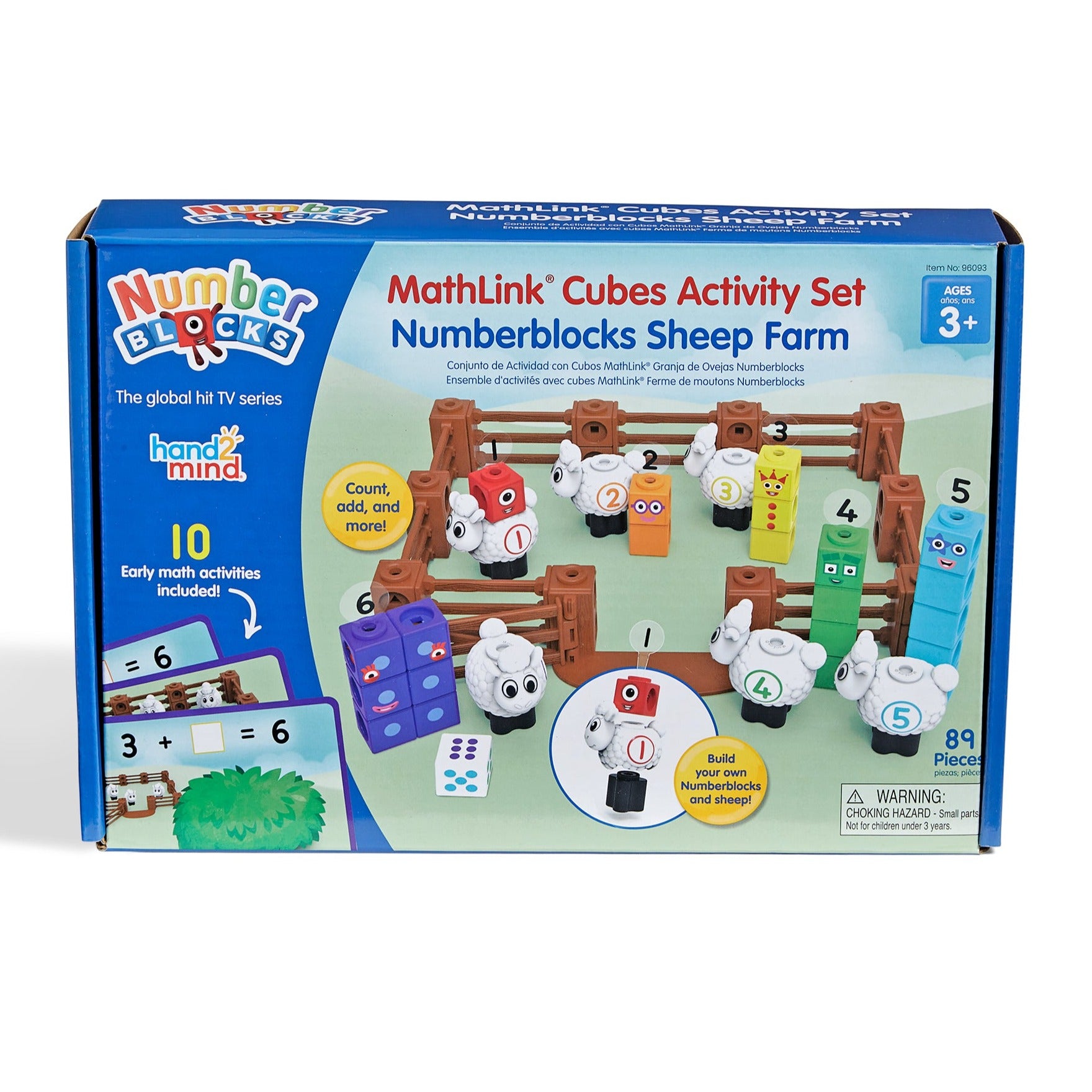 Hand2Mind | MathLink® Cubes Activity Set Numberblocks® Sheep Farm