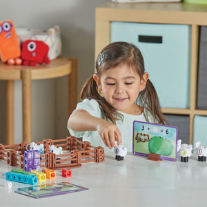 Hand2Mind | MathLink® Cubes Activity Set Numberblocks® Sheep Farm