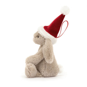 Jellycat | Bashful Christmas Bunny Decoration