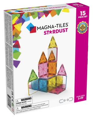 MAGNA-TILES® | Stardust - 15 Piece Magnetic Construction Set