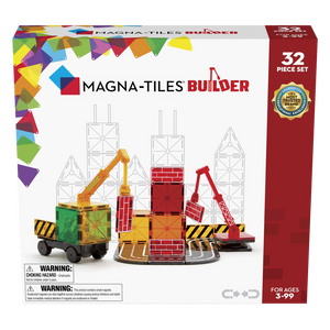 MAGNA-TILES® | Builder - 32 Piece Magnetic Construction Set