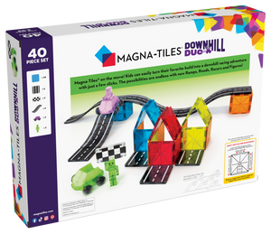 MAGNA-TILES® | Downhill Duo - 40 Piece Magnetic Construction Set