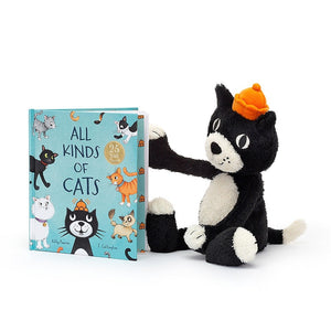 Jellycat | All Kinds Of Cats Book And Jellycat Jack Plush Set