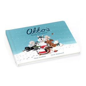 Jellycat | Otto's Snowy Christmas Book & Winter Warmer Otto Plush Set