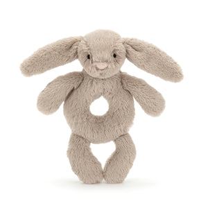 Jellycat | Bashful Beige Bunny Ring Rattle