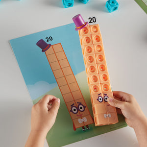 Hand2Mind | Numberblocks 11-20 MathLink® Cubes Activity Set