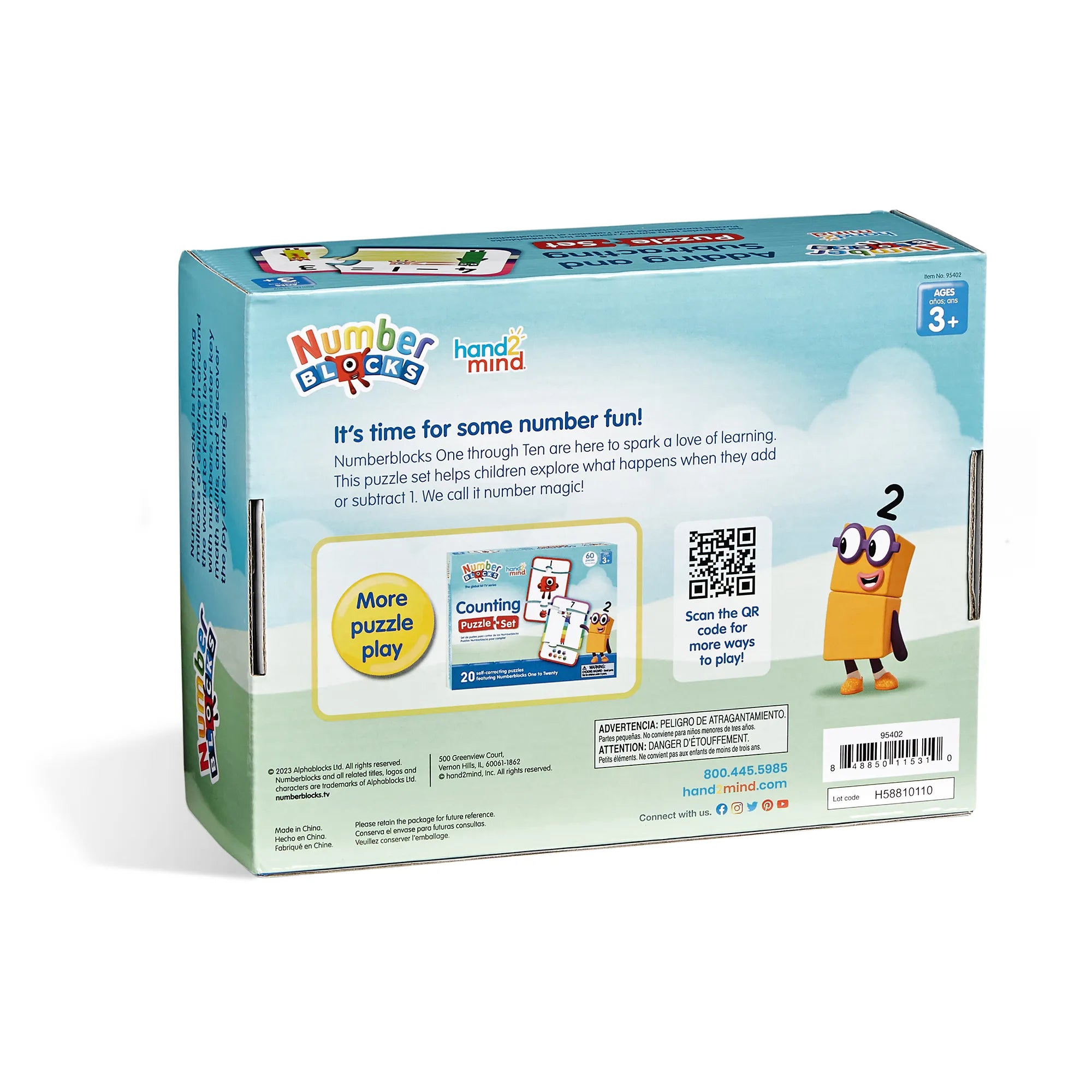 Hand2Mind | Numberblocks Adding and Subtracting Puzzle Set