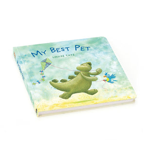 Jellycat | My Best Pet Book And Bashful Dino (Medium) Plush Set