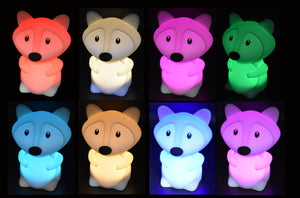 Kaper Kidz | Bedtime Buddy - Ginger The Fox Multi-Coloured Night Light