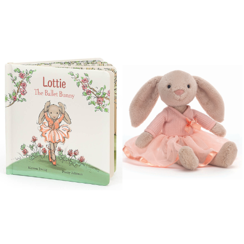 Jellycat | Lottie The Ballet Bunny Book & Lottie Bunny Plush Set