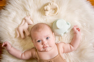 Tikiri | Marshmallow Animal Set - Natural Rubber Teething Toys